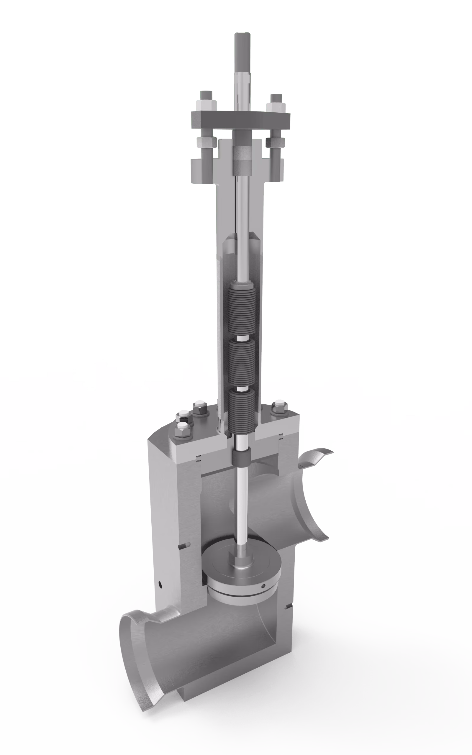 Severn 7000 Series Ultra High Purity Control Valve for cryogenic and semiconductor applications with 316L stainless steel construction.